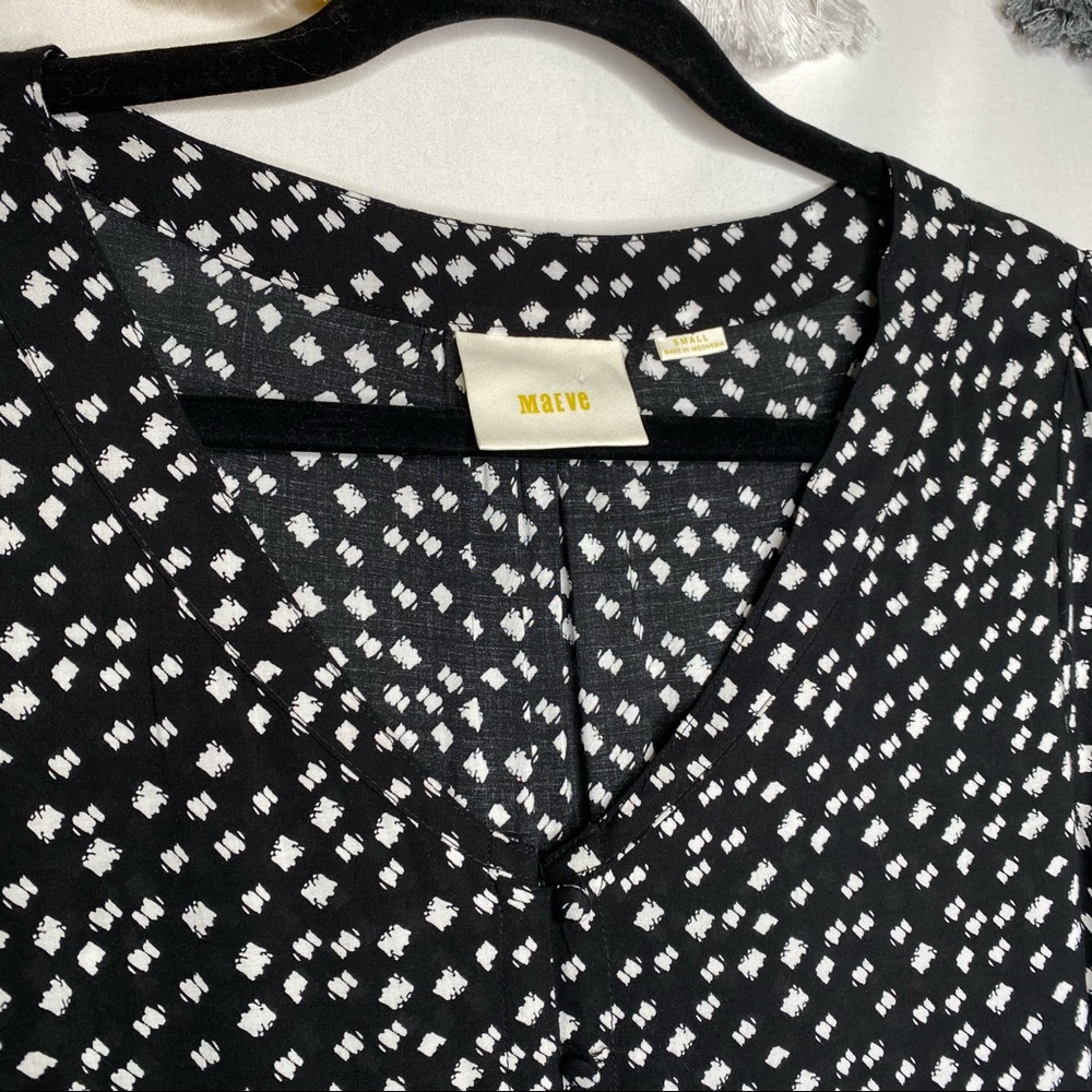 Anthropologie Maeve Lila Tiered Tunic Top - Picture 8 of 15